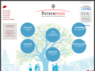 patrimvest.fr website preview