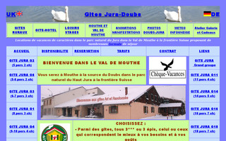 gites-france-jura.fr website preview