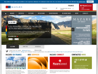 mazars.fr website preview