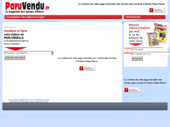 journal.paruvendu.fr website preview