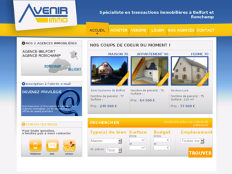 avenir-immo-cg.com website preview