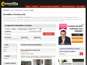 immobilier-sochaux.evrovilla.com website preview