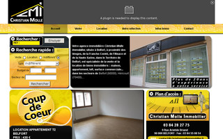 christianmolleimmobilier.fr website preview