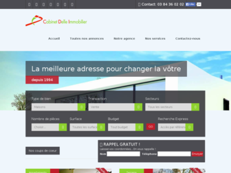 delle-immobilier.com website preview