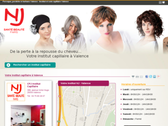 institut-capillaire-valence.fr website preview