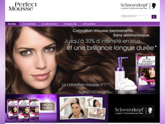 perfectmousse.schwarzkopf.fr website preview