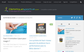 actu.dietetiquesportive.com website preview