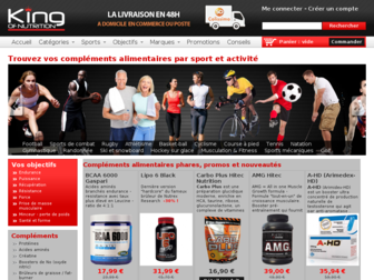 kingofnutrition.com website preview