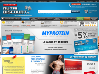 nutridiscount.fr website preview