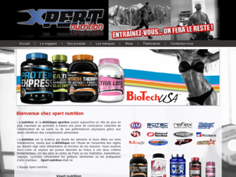 xpertnutrition.fr website preview