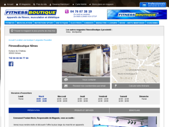 nimes.fitnessboutique.fr website preview