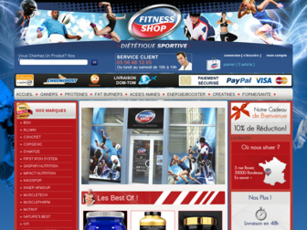 fitness-shop.fr website preview