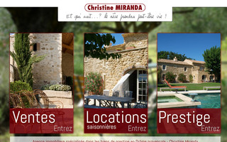 christinemiranda.fr website preview