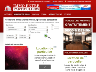 drome.immo-entre-particuliers.com website preview