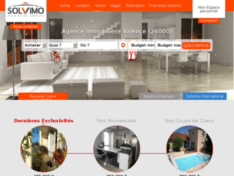 immobilier-valence.solvimo.com website preview