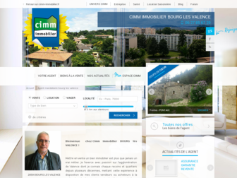 bourg-les-valence.cimm-immobilier.fr website preview