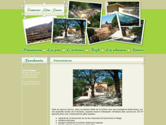 domaine-gites-grane.fr website preview