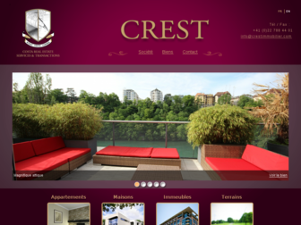 crestimmobilier.com website preview