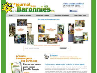 journal-baronnies.com website preview