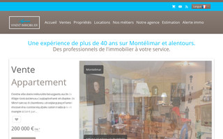 vinent-immobilier.com website preview