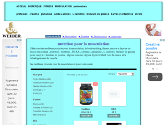 proteine-muscu.com website preview