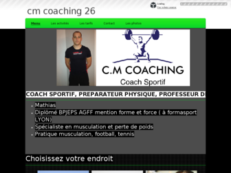 cmcoaching26.fr website preview