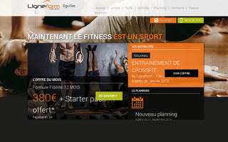 ligneform.fr website preview