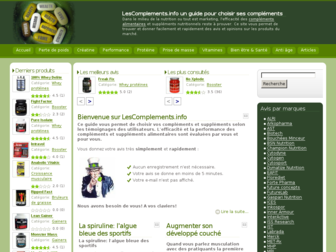 lescomplements.info website preview