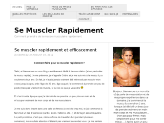 se-muscler-rapidement.org website preview