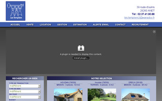 anetezyimmobilier.com website preview