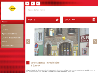 immobilier-location-evreux.fr website preview