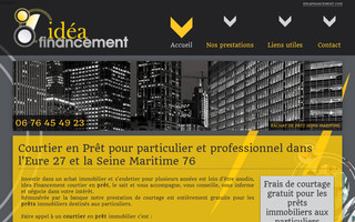 ideafinancement.com website preview