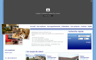 icb-immobilier.com website preview