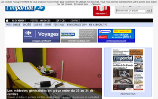 limpartial-andelys.fr website preview