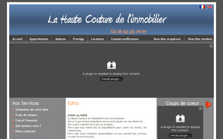 la-haute-couture-immobilier.com website preview