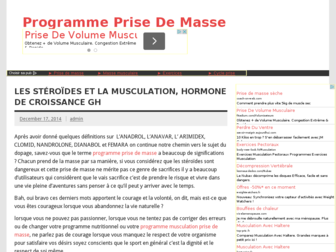 programme-prise-de-masse.com website preview