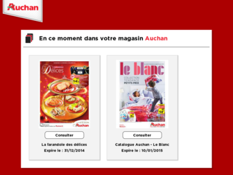 catalogue.auchan.fr website preview