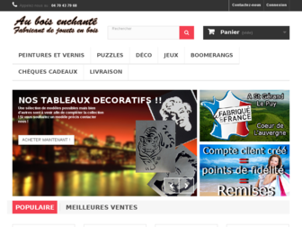 auboisenchante.fr website preview
