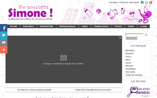 enpoussettesimone.com website preview