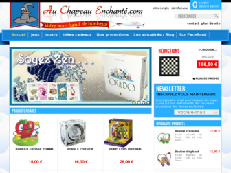 auchapeauenchante.com website preview