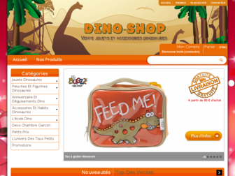 dino-shop.fr website preview