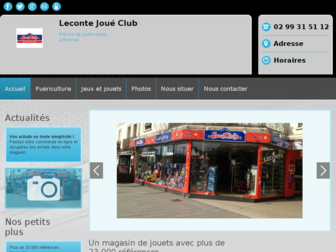 magasin-jouets-leconte.fr website preview
