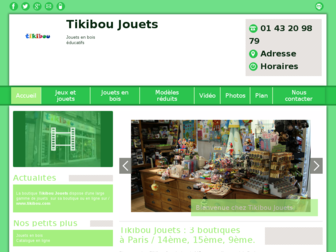 tikibou.fr website preview