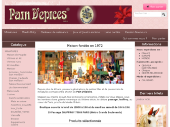 paindepices.fr website preview