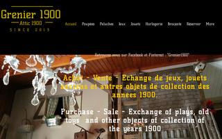 grenier1900.com website preview