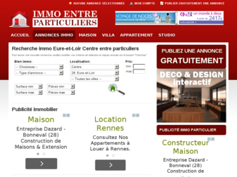 eure-et-loir.immo-entre-particuliers.com website preview