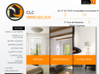 clcimmobilier.fr website preview