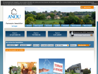 anou-immobilier-laloupe.fr website preview