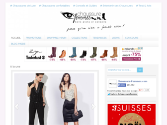 chaussure-femmes.com website preview