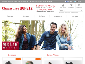 chaussures-duretz.com website preview